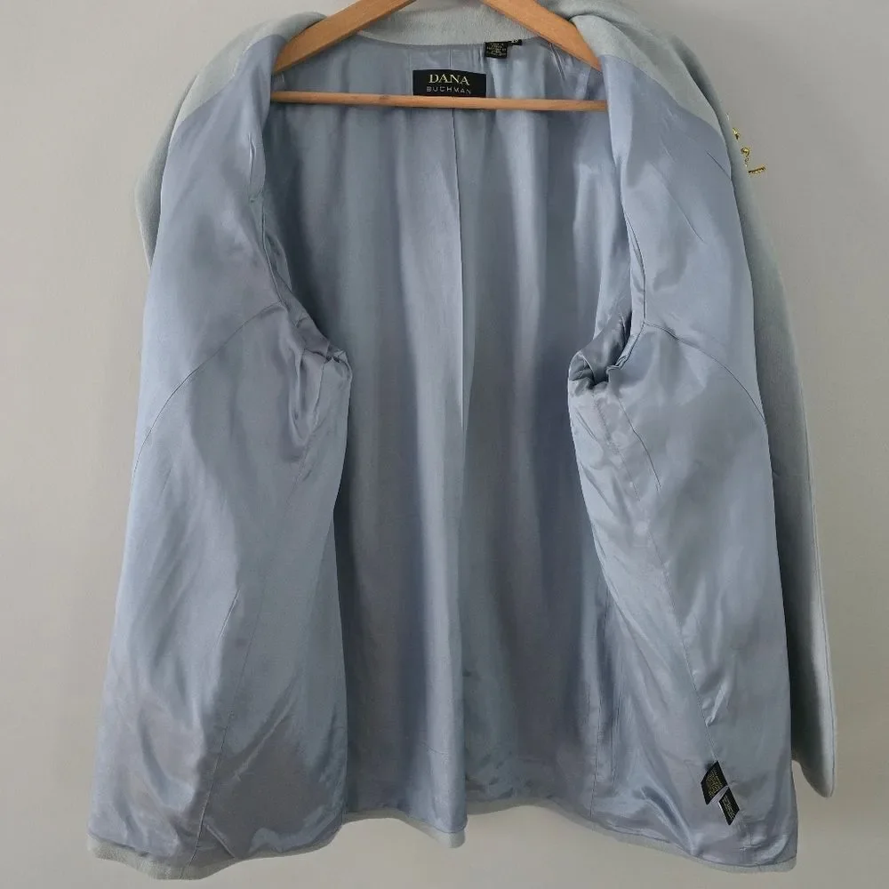 Dana Buchman Light Blue Open Front Women's Jacket Size 22